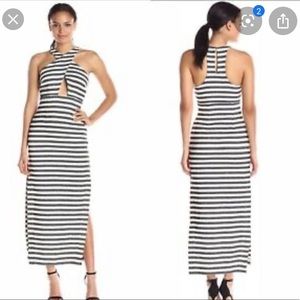 Mara Hoffman Cross Front Striped Jacquard Maxi